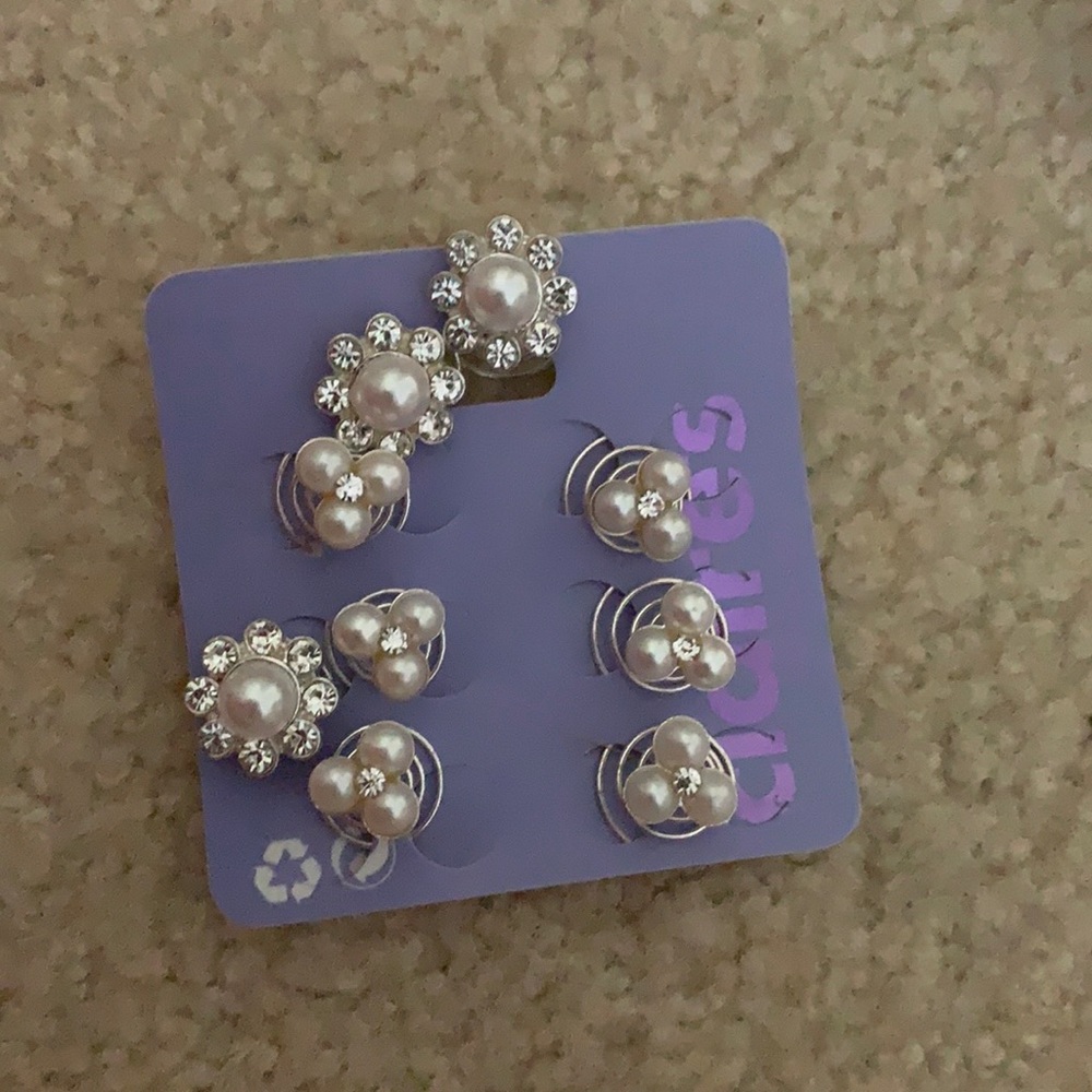 Beaded hair pearls